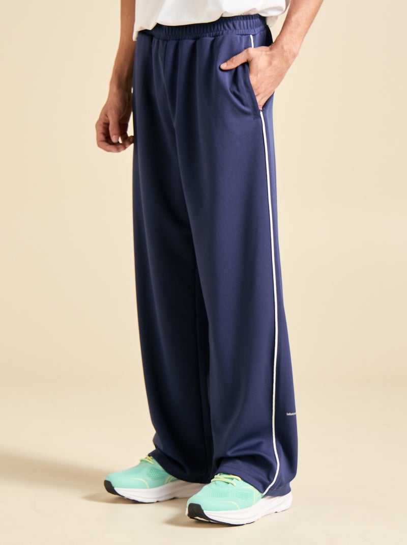 Jogginghose mit Reissverschlusstaschen (ekstract) Bleu - Kiabi