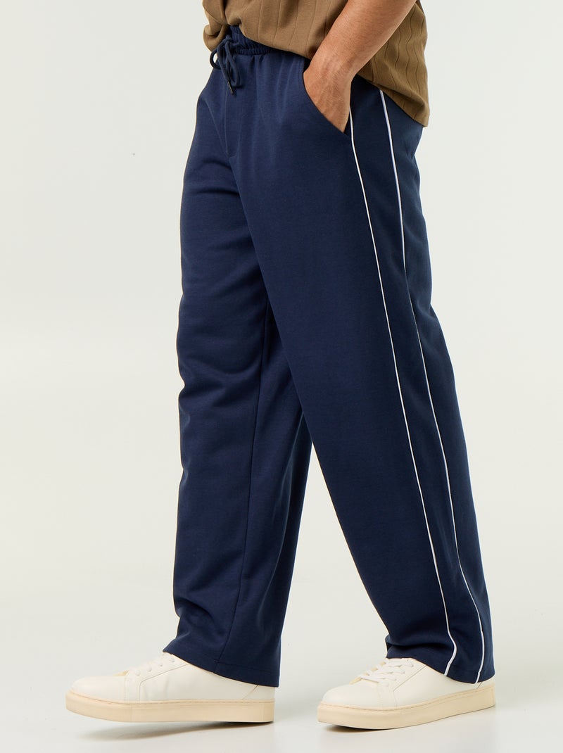 Jogginghose mit Zierstreifen Noir - Kiabi