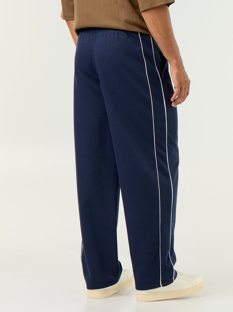 Jogginghose mit Zierstreifen Noir - Kiabi