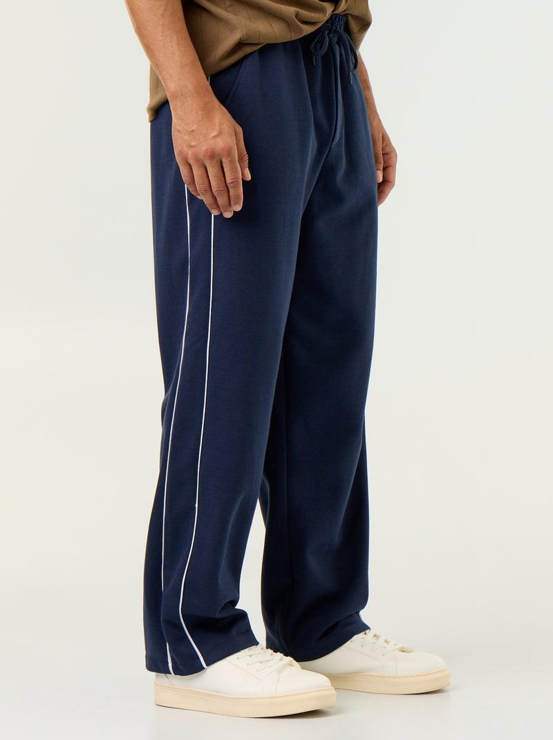 Jogginghose mit Zierstreifen Noir - Kiabi