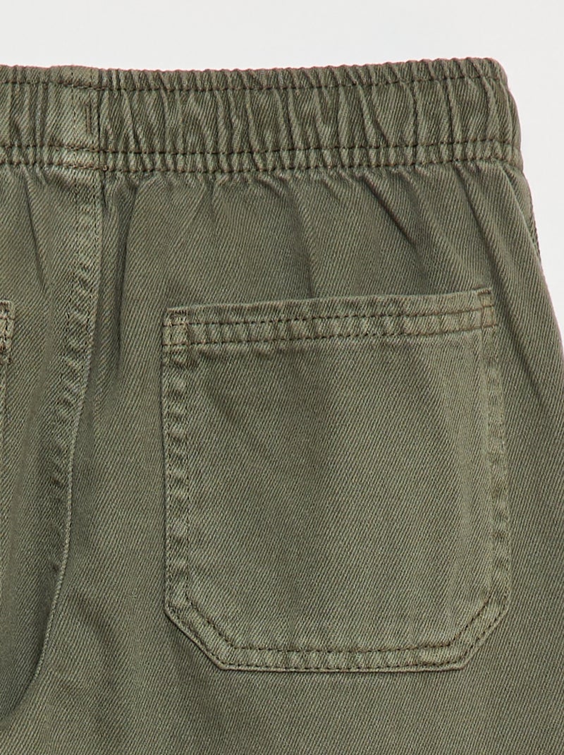 Jogpant con vita elasticizzata e coulisse Verde - Kiabi