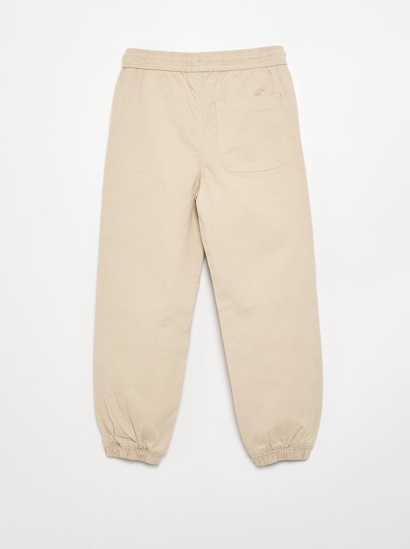 Jogpant mit Kordelzug Gris - Kiabi