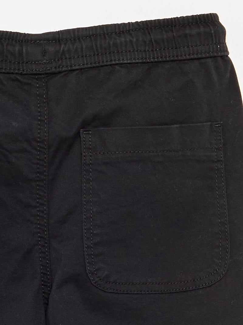 Jogpant mit Kordelzug Noir - Kiabi