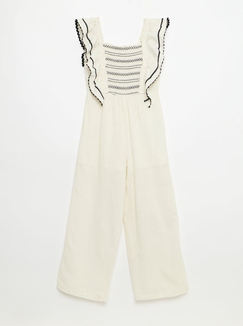 Jumpsuit with Ruffles - Kiabi