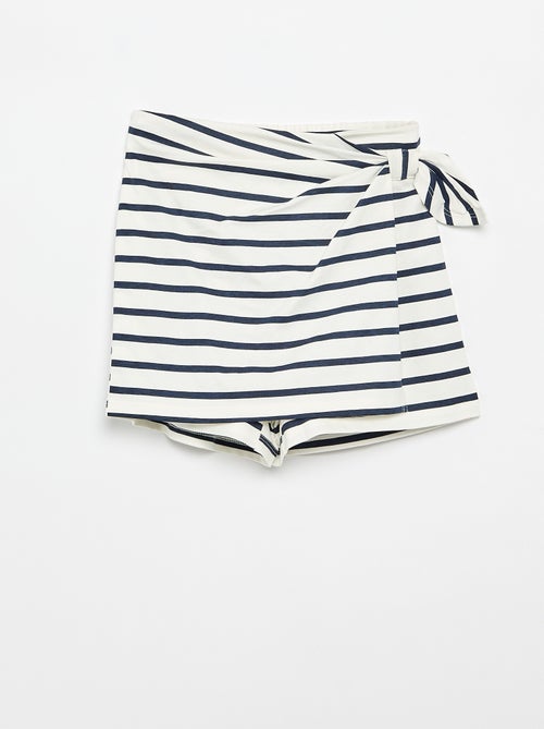 Jupe avec nœud fantaisie - Kiabi