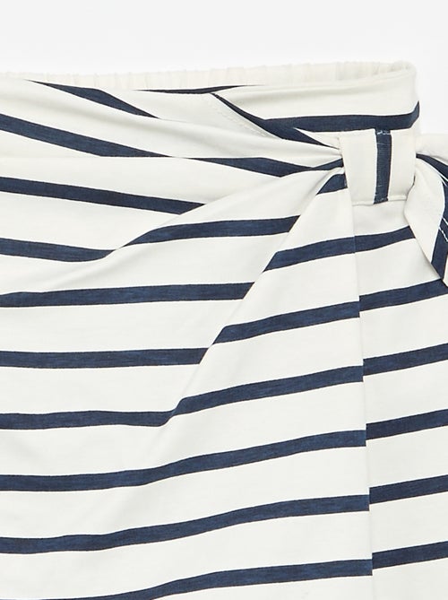 Jupe avec nœud fantaisie - Kiabi