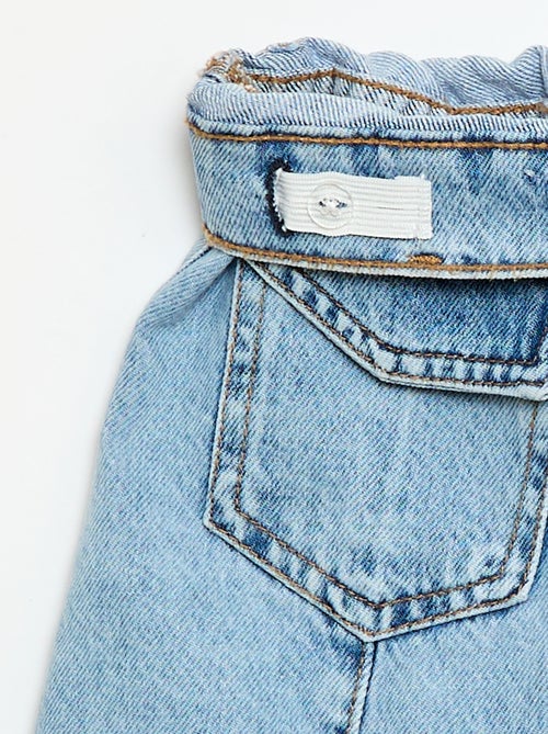 Jupe en denim boutonnée - Kiabi