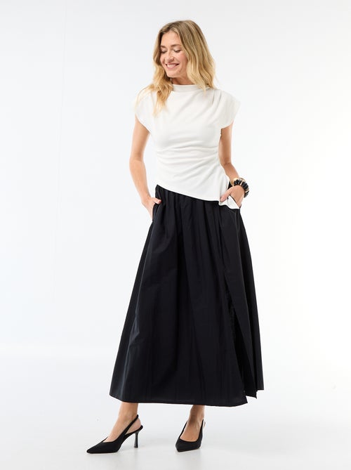 Jupe longue et large évasée - Kiabi