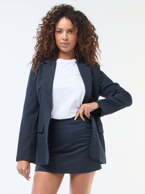 Jupe short à taille haute - Kiabi