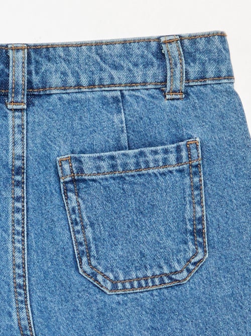 Jupe short courte en jean - Kiabi