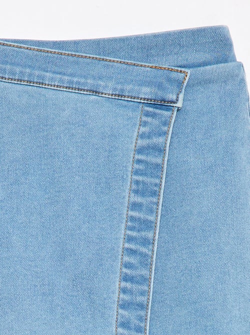 Jupe-short en denim - Kiabi
