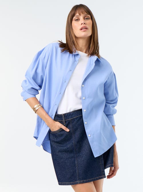 Jupe short en denim brut - Kiabi Jupe short en denim brut - Kiabi
