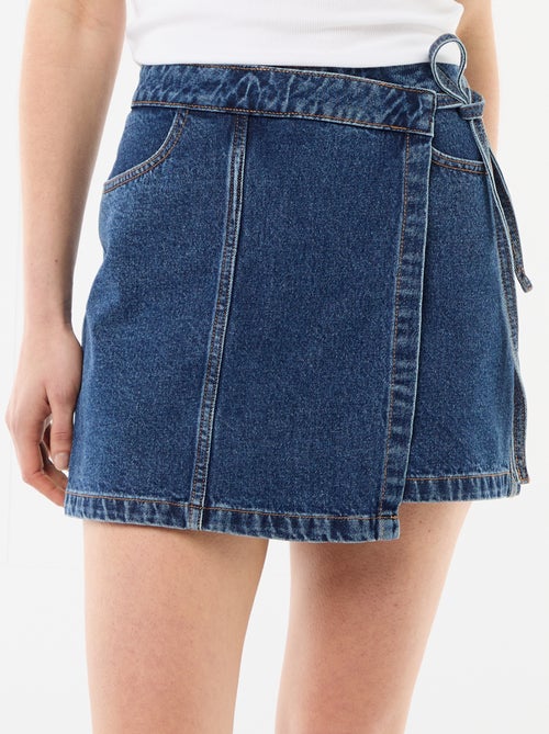 Jupe short en jean - Kiabi