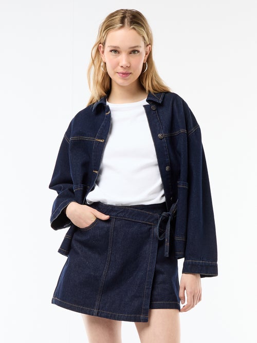 Jupe short en jean - Kiabi