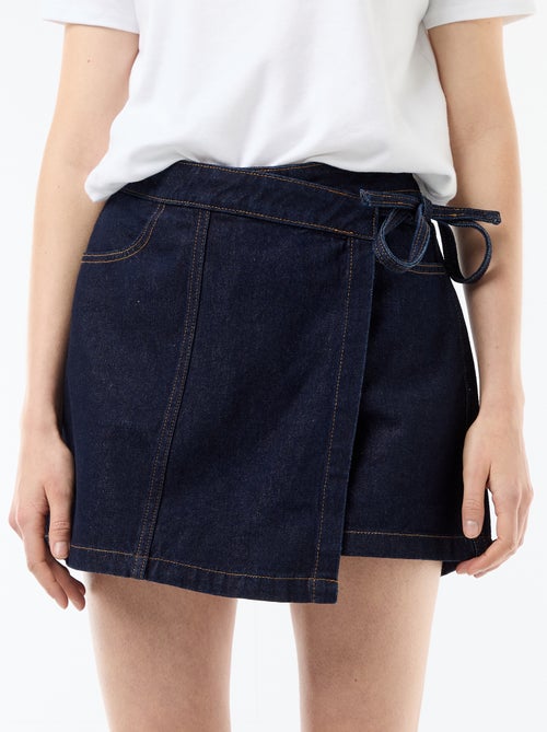 Jupe short en jean - Kiabi