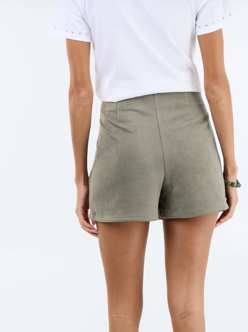 Jupe short en suédine - Kiabi