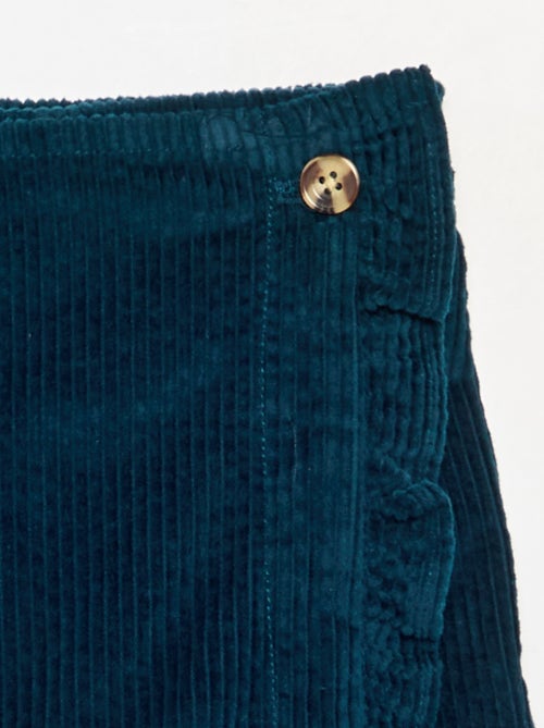 Jupe short en velours côtelé - Kiabi