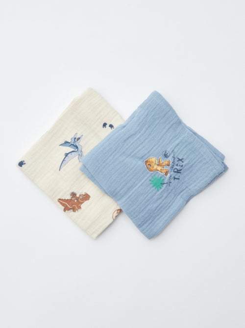 Jurassic Explorers' Swaddles - Set of 2 - Kiabi