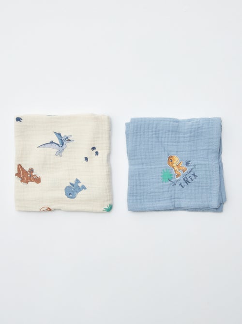 Jurassic Explorers' Swaddles - Set of 2 - Kiabi
