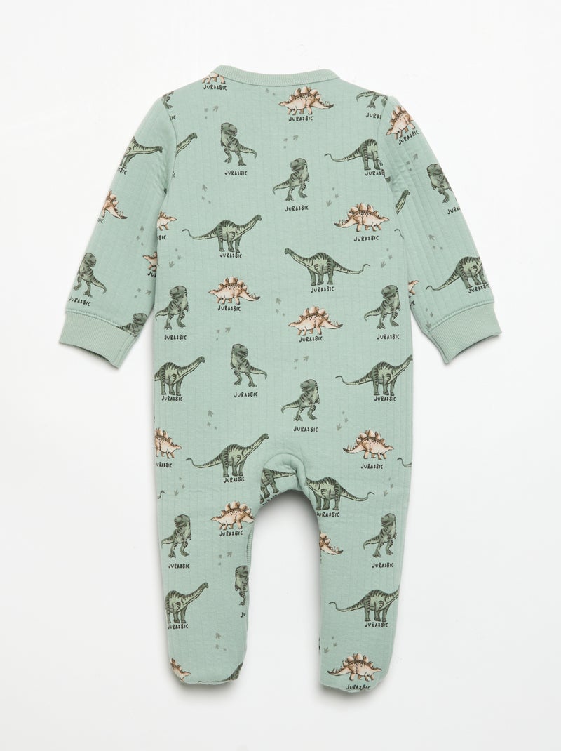 'Jurassic World' Footed Pajamas Green - Kiabi