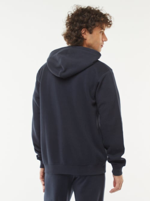 Kapuzen-Sweatshirt aus Molton mit Reissverschluss - Kiabi
