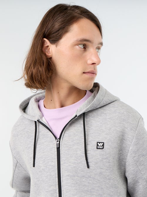 Kapuzen-Sweatshirt im Neopren-Look - Kiabi