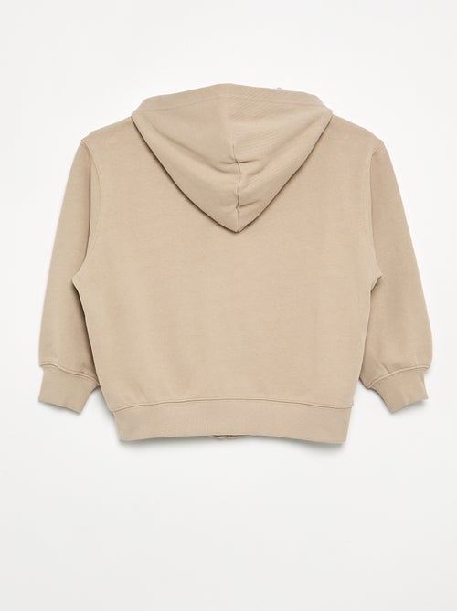 Kapuzen-Sweatshirt mit Reissverschluss - Kiabi