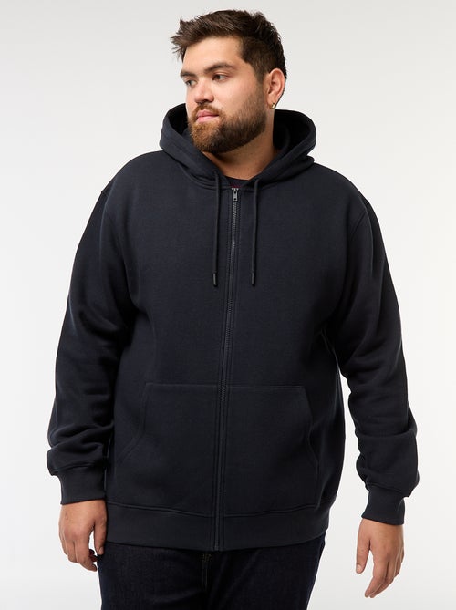 Kapuzen-Sweatshirt mit Reissverschluss - Kiabi