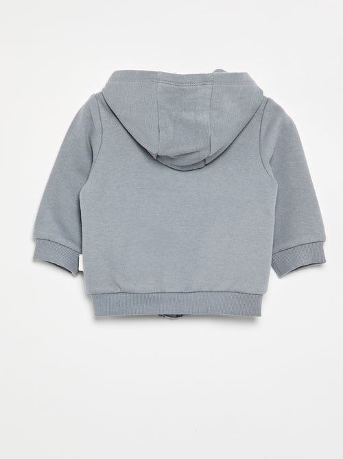 Kapuzen-Sweatshirt mit Reissverschluss - Kiabi Kapuzen-Sweatshirt mit Reissverschluss - Kiabi