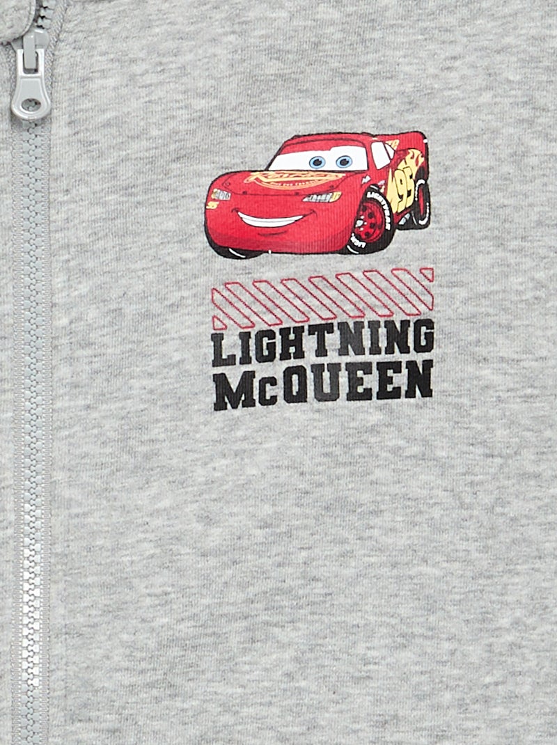 Kapuzen-Sweatshirt mit Reissverschluss 'Disney' 'Cars' Grau - Kiabi