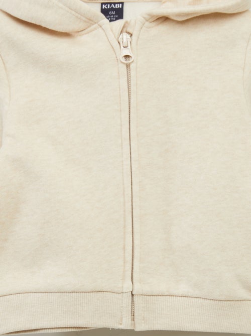 Kapuzen-Sweatshirt mit Reissverschluss - Kiabi
