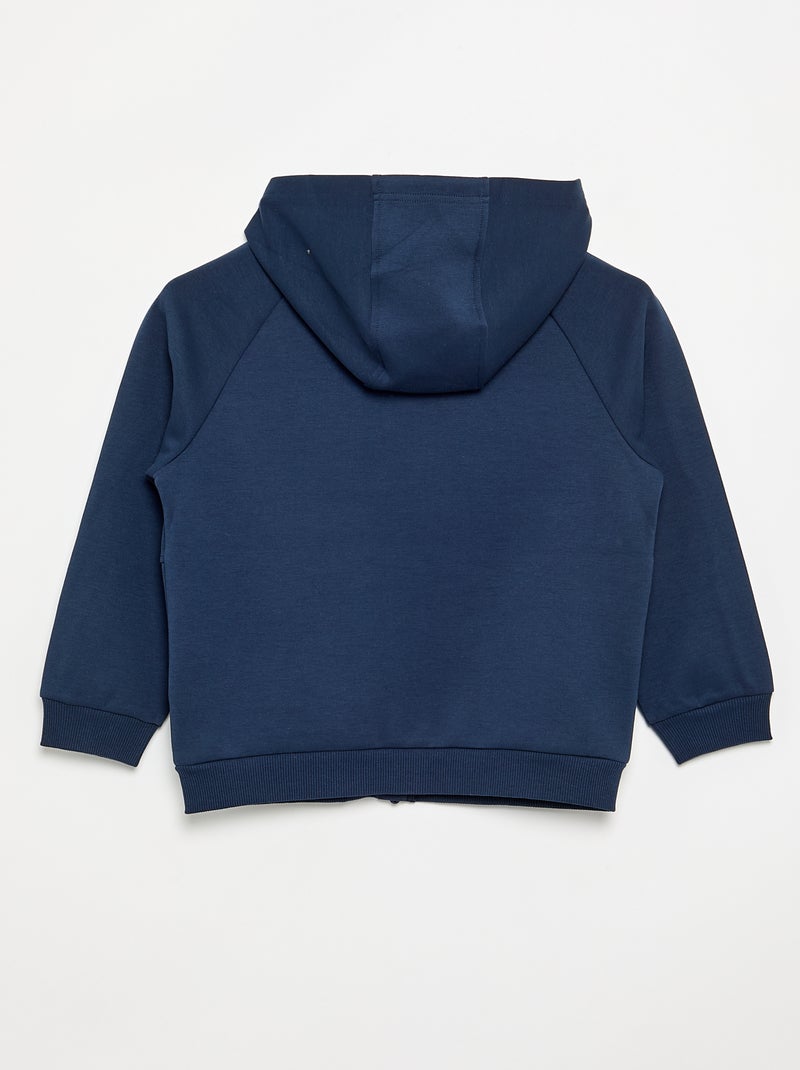 Kapuzen-Sweatshirt mit Reissverschluss – Kollektion zum einfachen Anziehen Blau - Kiabi