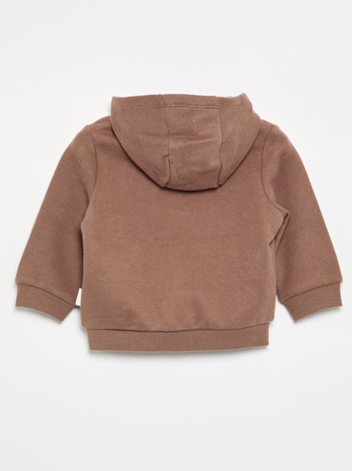 Kapuzen-Sweatshirt mit Reissverschluss - Kiabi Kapuzen-Sweatshirt mit Reissverschluss - Kiabi
