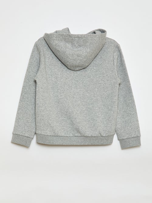 Kapuzenpullover aus angerautem Molton - Kiabi