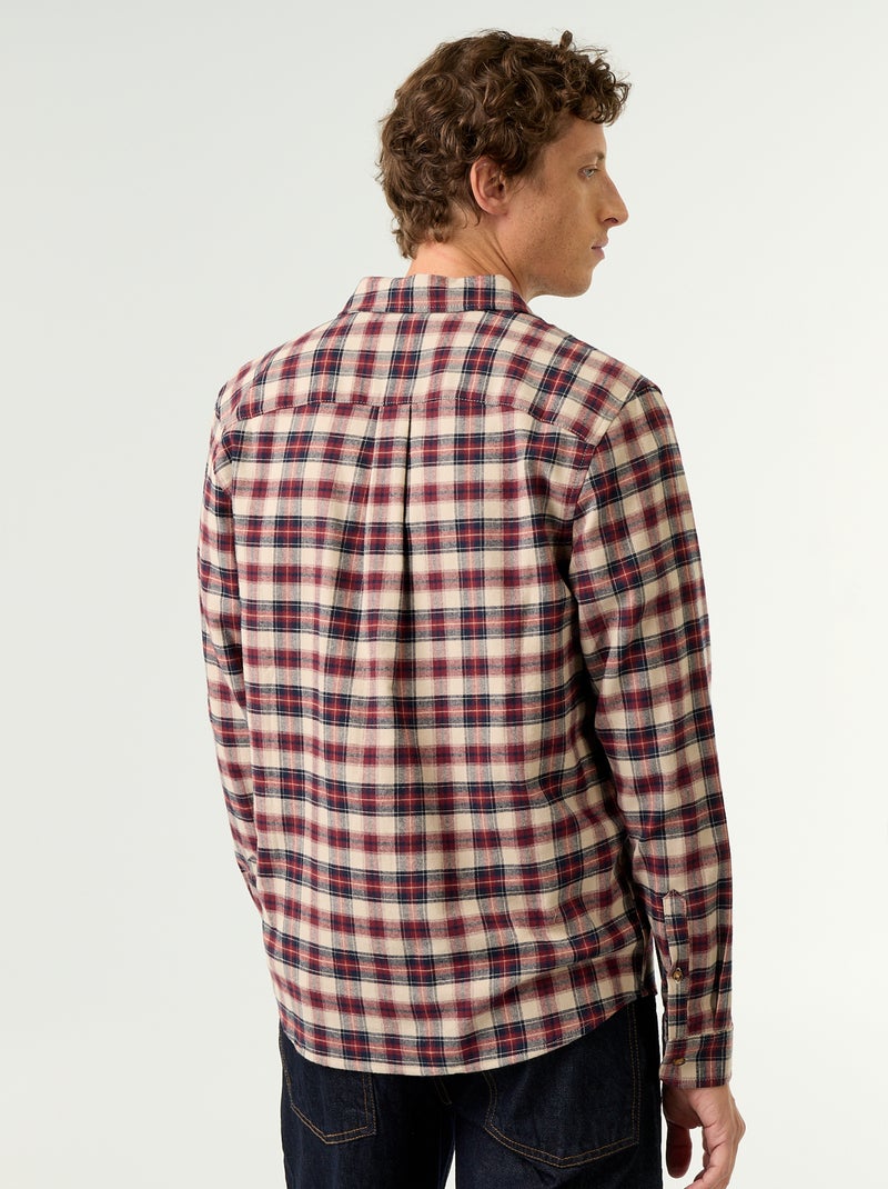 Kariertes Hemd Marron - Kiabi