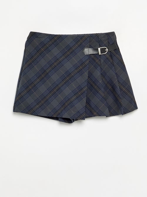 Kariertes Jupe-Short - Kiabi