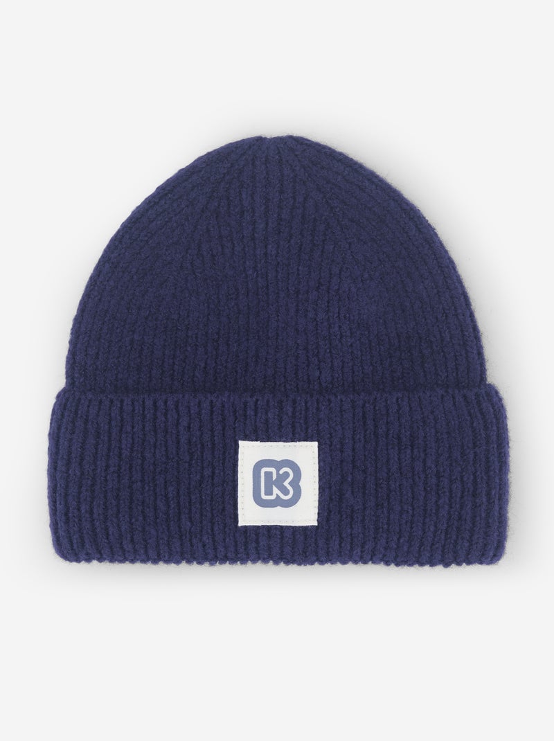 Kids' Knitted Beanie - Kiabi Blue - Kiabi