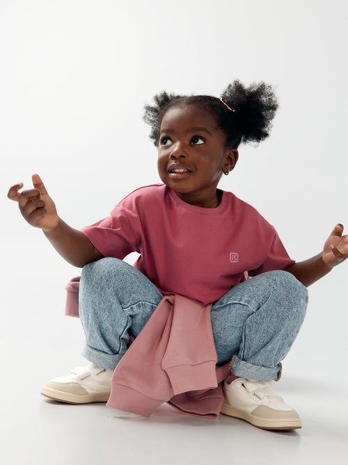 Kid's Plain Short-Sleeved T-Shirt - Kiabi - Kiabi