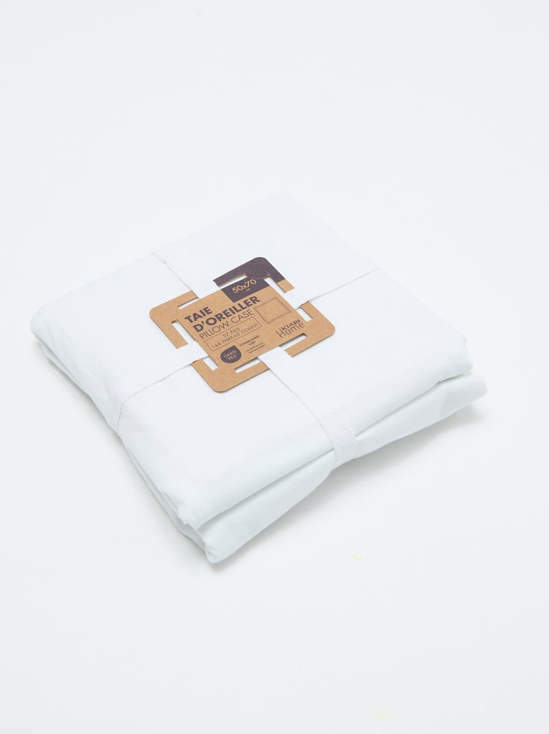 Kissenbezug 50 x 70 cm - Kiabi Home Blanc - Kiabi
