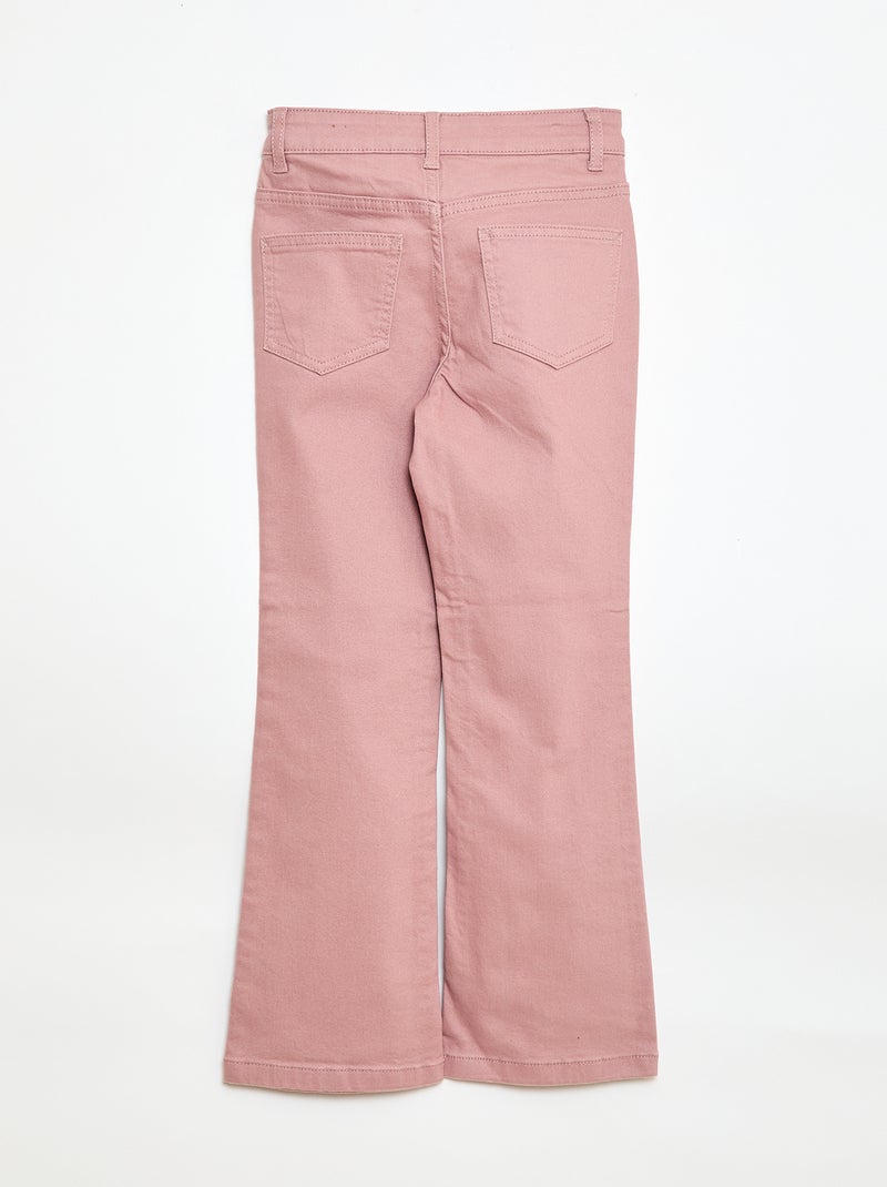 Klassische Flare-Jeans Rosa - Kiabi