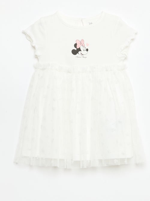 Kleid 'Disney' 'Minnie' mit Tüll aus Baumwolle - Kiabi