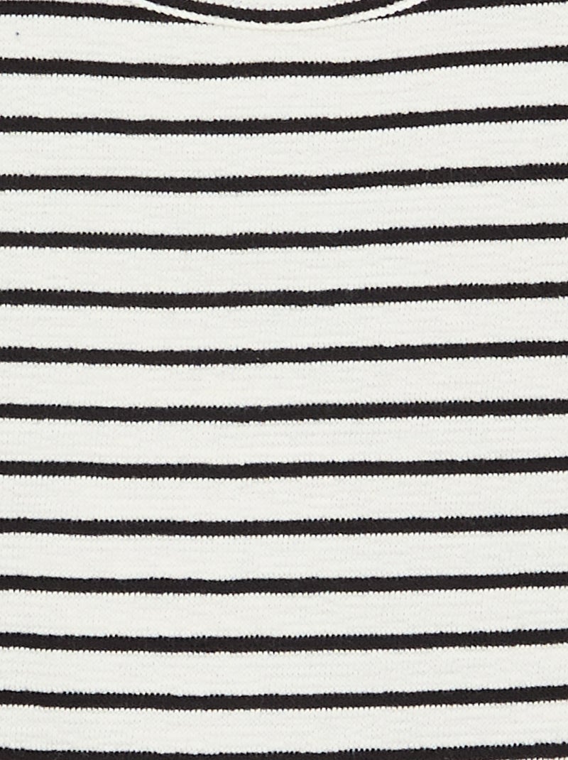 Kleid mit Schulter-Cut-outs, oberschenkellang Blanc - Kiabi