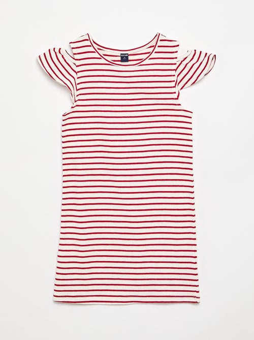 Kleid mit Schulter-Cut-outs, oberschenkellang - Kiabi