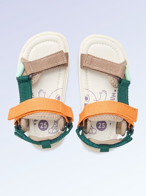 Klett-Sandalen Motorik 4 'Gehen' - Kitchoun - Kiabi