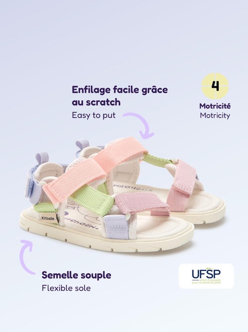 Klett-Sandalen Motorik 4 'Gehen' - Kitchoun - Kiabi Klett-Sandalen Motorik 4 'Gehen' - Kitchoun - Kiabi