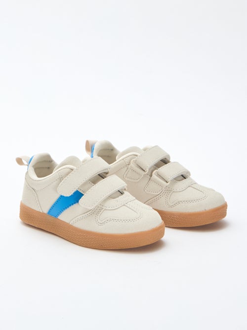 Klett-Sneaker aus Wildlederimitat - Kiabi