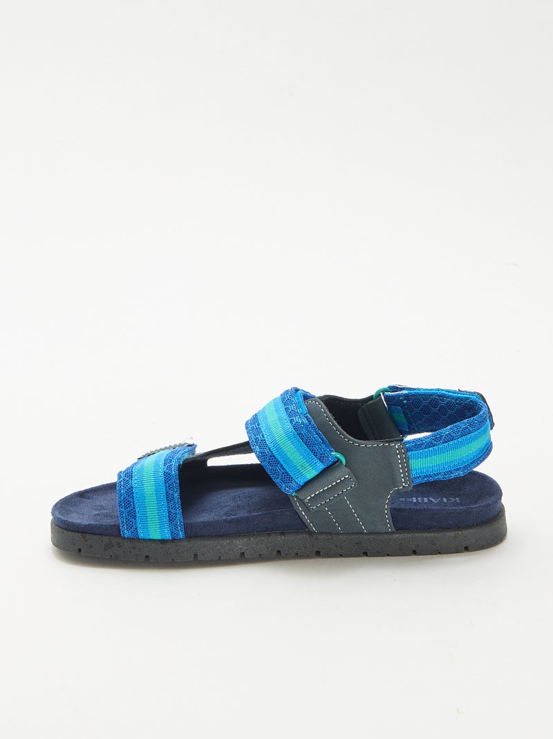 Klettverschluss-Sandalen Blau - Kiabi