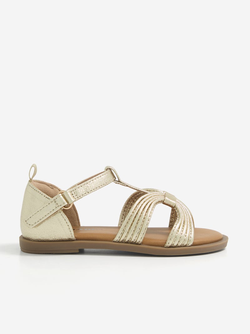 Klettverschluss-Sandalen Jaune - Kiabi