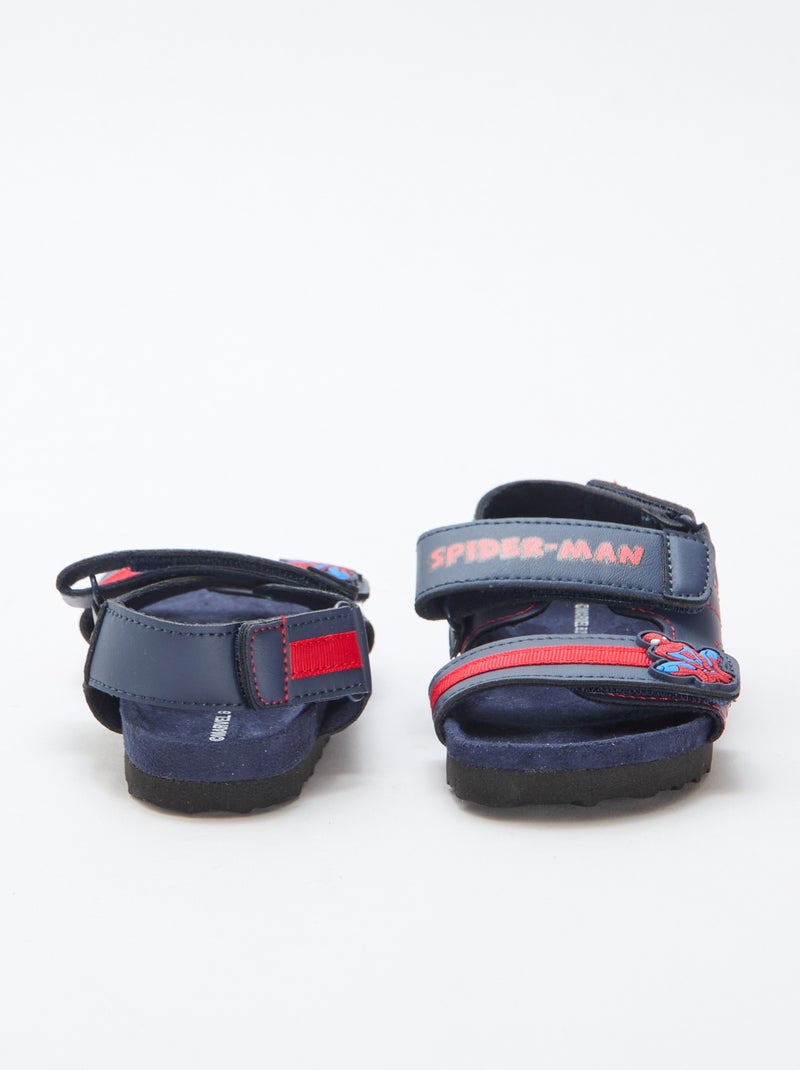 Klettverschluss-Sandalen "Spider-Man" Blau - Kiabi