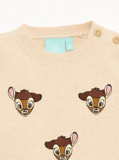 Knit 'Disney' 'Bambi' Sweater with Whimsical Animation - Kiabi Knit 'Disney' 'Bambi' Sweater with Whimsical Animation - Kiabi